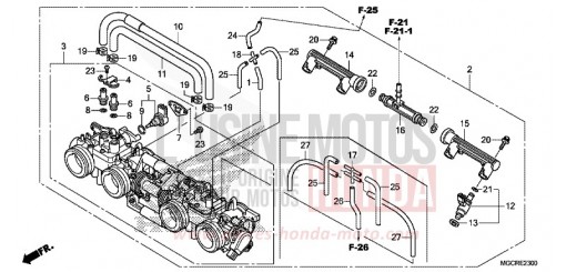 THROTTLE BODY CB1100CAJ de 2018
